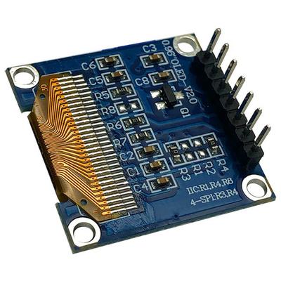 Μονάδα οθόνης OLED 0.96" 128x64 pixels | Διασύνδεση SPI | Μπλε/Λευκό/Κίτρινο Μπλε | -40°C έως 80°C | RoHS