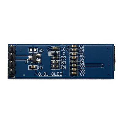 ενότητα 0,91 ίντσα 4 επίδειξης 3V 5V 128x32 OLED καρφίτσες με το ολοκληρωμένο κύκλωμα οδηγών SSD1306