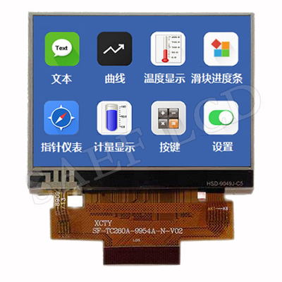 MCU τρόπος τοπίων ίντσας 480x320 TFT ΔΙΕΘΝΈΣ ΕΙΔΗΣΕΟΓΡΑΦΙΚΌ ΠΡΑΚΤΟΡΕΊΟ διεπαφή LCD 2,6» με RTP