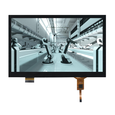 7 ιντσών βιομηχανική οθόνη LCD TFT με χωρητική οθόνη αφής 1024x600 κουκίδες