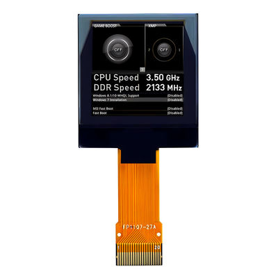 20 Pin 1,12 ιντσών OLED οθόνη 128x128 40mm Μακρύς ZIF σύνδεσμος παράλληλος SPI I2C