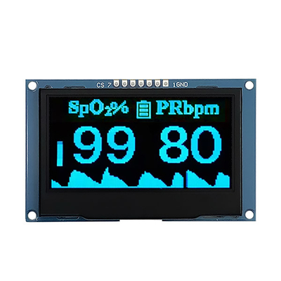 128x64 ενότητα 2,4 επίδειξης σημείων OLED πιστοποιητικό» 2,42» ISO9001 ISO14000
